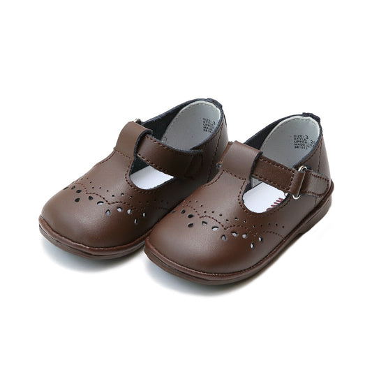 Birdie Leather TStrap Mary Jane - Brown