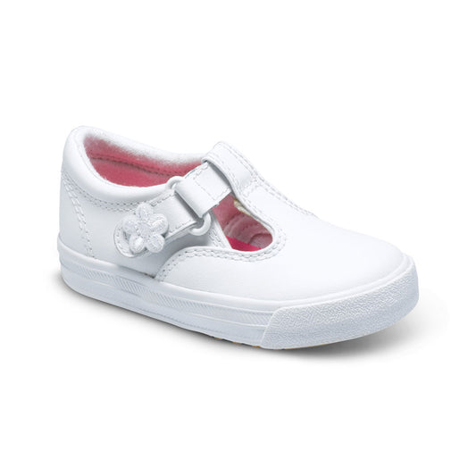 Daphne T-Strap Sneaker - White