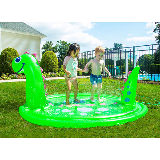 Splash Pad Sprinkler with Pool - Dinosaur