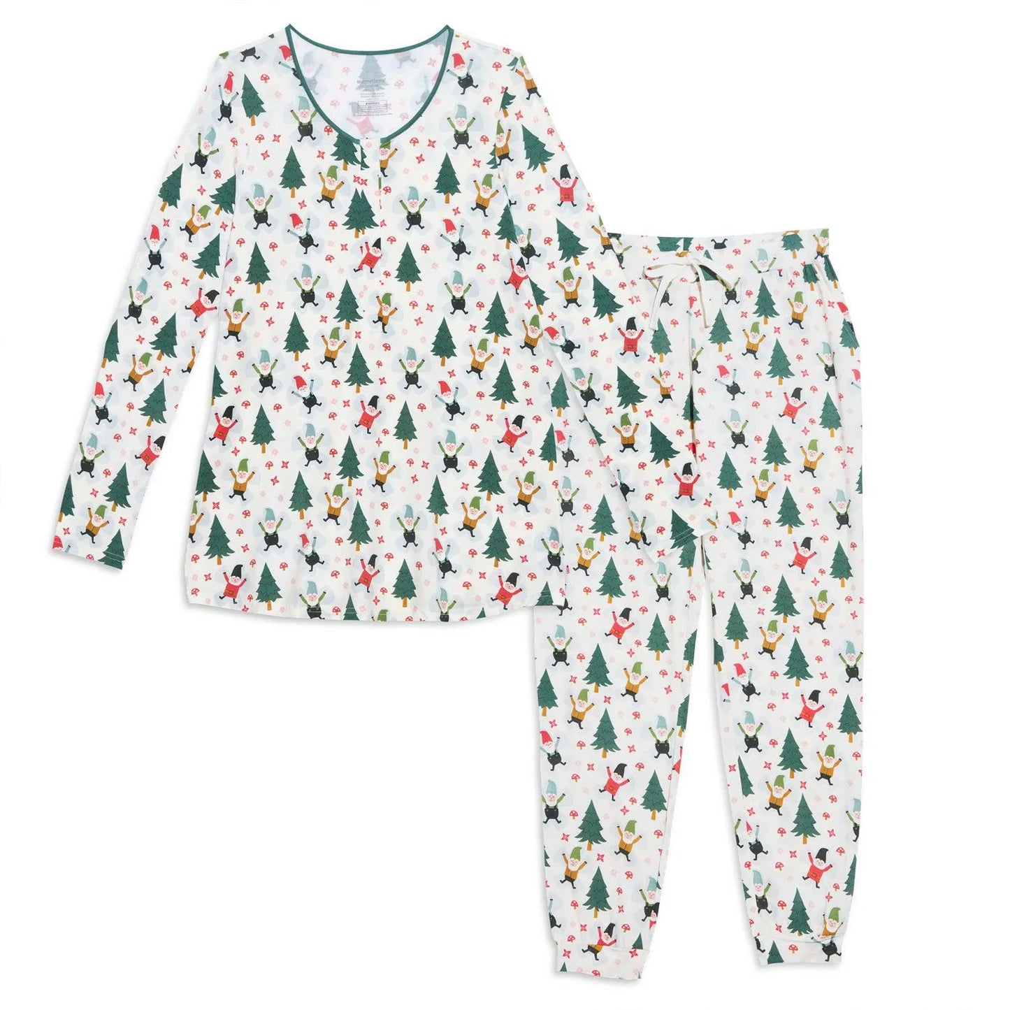 Women's Modal Magnetic Jogger PJs - Gnome For the Holidays