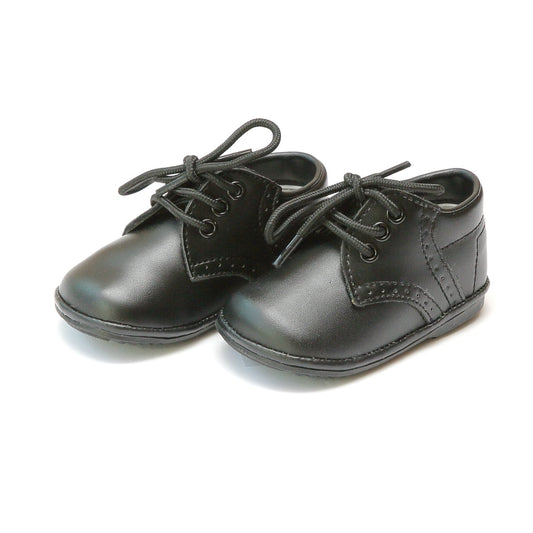 James Leather Lace-Up Shoe - Black