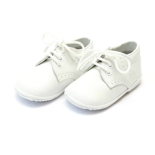 James Leather Lace-Up Shoe - White