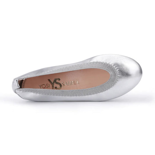 Miss Samara Ballet Flat - Silver Metallic