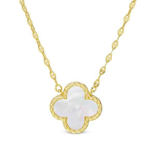 Necklace - Mother of Pearl Clover