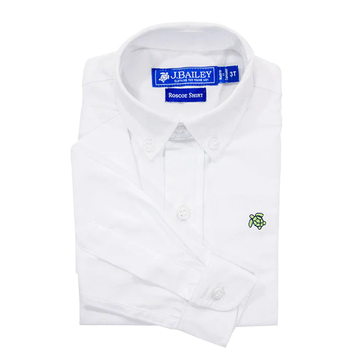 Roscoe Button Down Shirt - Oxford White