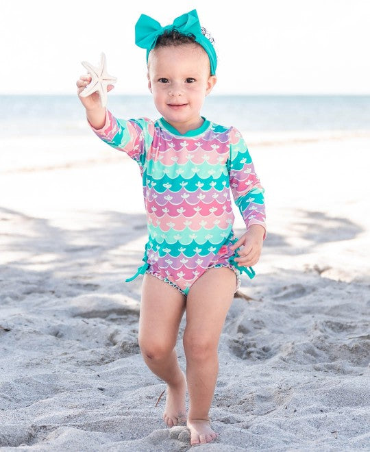 One Piece Rash Guard - Mermaid – Toads & Teacups Children's Shop