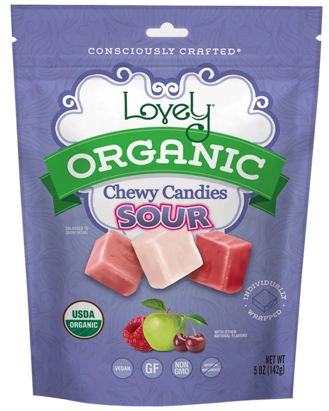 Organic Sour Chew Candies