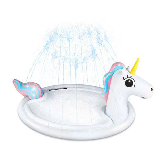 Splash Pad Sprinkler with Pool - Unicorn