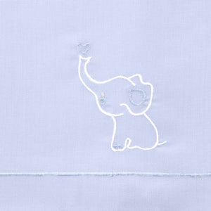 Preemie Baby Elephant Diaper Set - Blue