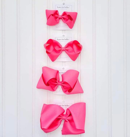 Traditional Bow - Hot Pink