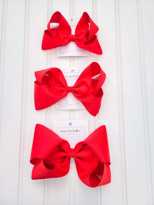 Traditional Bow - Poppy Red
