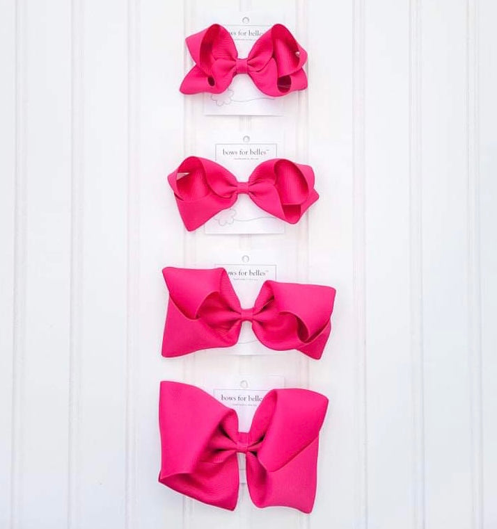 Traditional Bow - Shock Pink